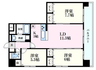 ウイング宝町ファイブの物件間取画像